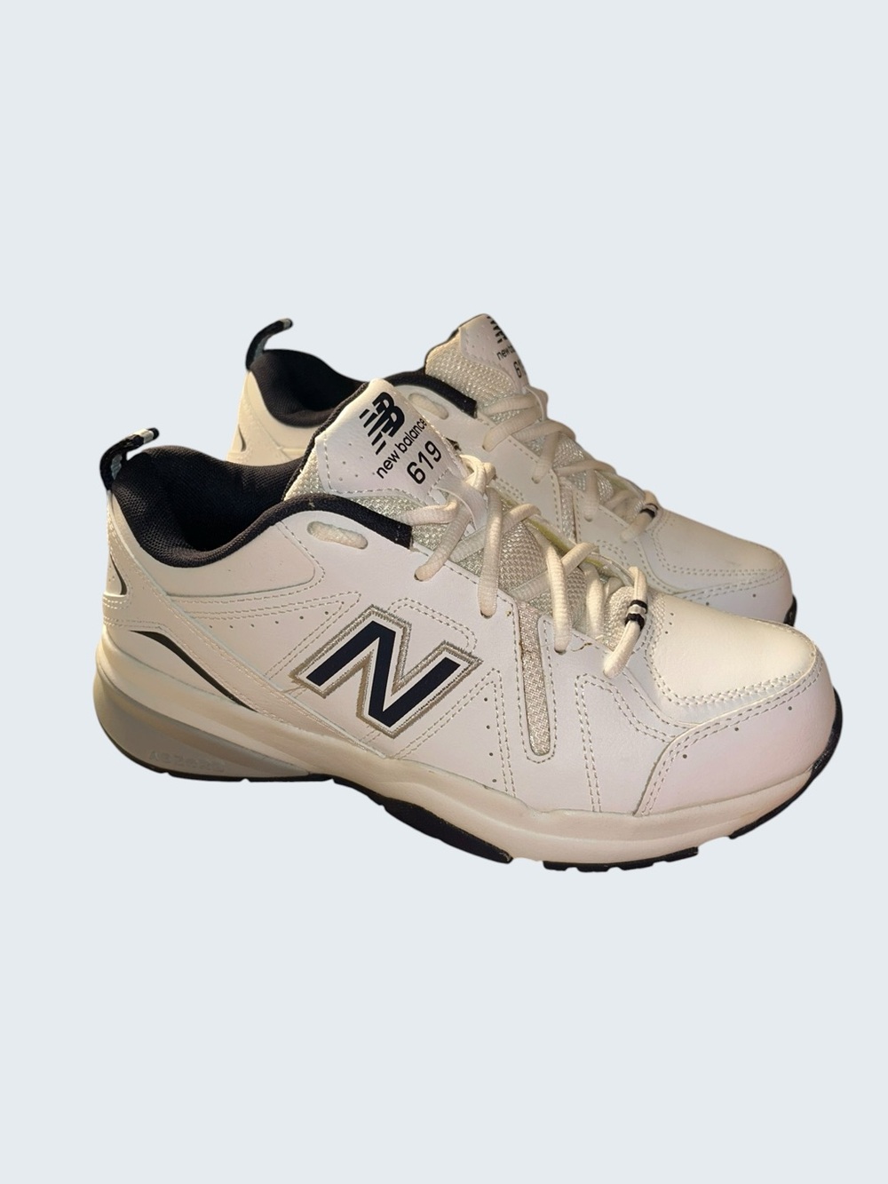 New Balance 619 Shoes Men’s Size 7 White Cross Trainer Sneaker MX619WN2 Grandpa